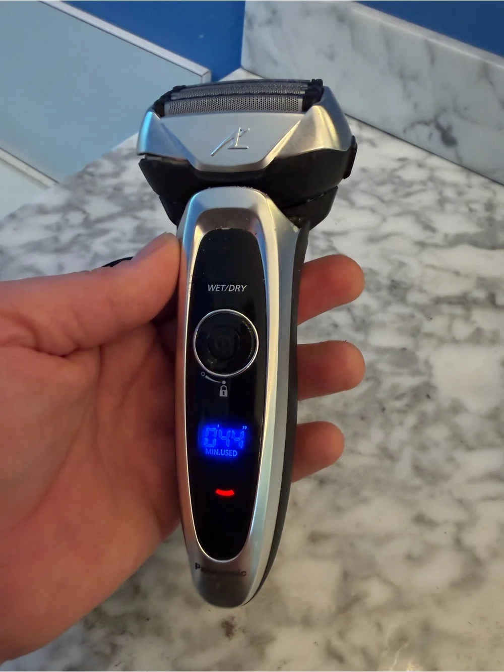 Panasonic Arc5 ES-LV65-S Wet/Dry Cordless Foil 5-Head Shaver Case Charger